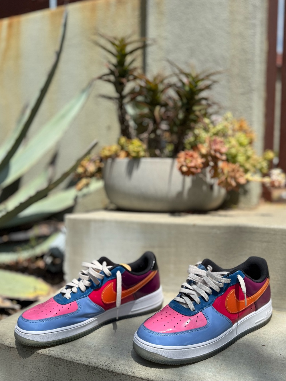 New/ RARE Undefeated x Nike AF1 Low SP Multi-Patent ‘Total Orange’ - Men’s 11US